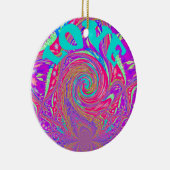 Prachtige Verbazingwekkende Liefde Werveltekst Kun Keramisch Ornament (Rechts)