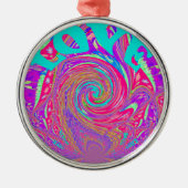 Prachtige Verbazingwekkende Liefde Werveltekst Kun Metalen Ornament (Voorkant)