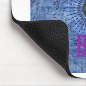 Prachtige verbazingwekkende moderne denim ontwerp: muismat (Hoek)