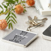 Prachtige Verbazingwekkende Potlood Schets: Overur Sleutelhanger (Zijkant)