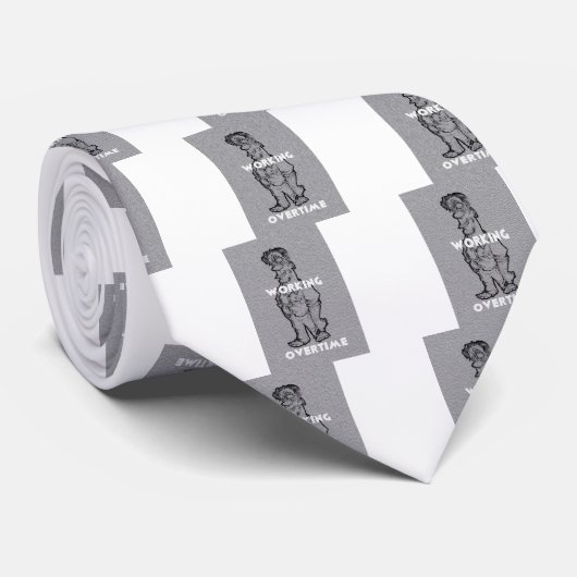 Prachtige Verbazingwekkende Potlood Schets: Overur Stropdas (Opgerold)