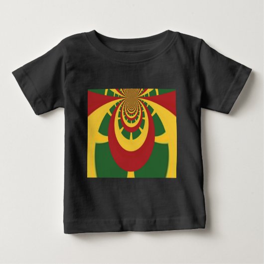 Prachtige Verbazingwekkende Rasta Kleuren Art Prin (Voorkant)