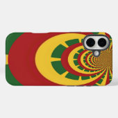 Prachtige Verbazingwekkende Rasta Kleuren Art Prin Case-Mate iPhone Case (Achterkant (horizontaal))
