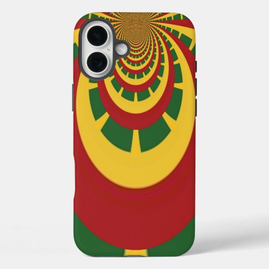Prachtige Verbazingwekkende Rasta Kleuren Art Prin Case-Mate iPhone Case (Achterkant)
