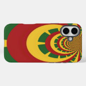 Prachtige Verbazingwekkende Rasta Kleuren Art Prin Case-Mate iPhone Case (Achterkant (horizontaal))