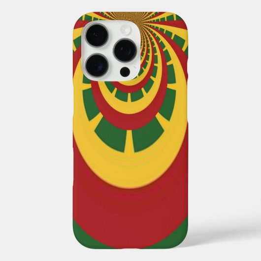 Prachtige Verbazingwekkende Rasta Kleuren Art Prin Case-Mate iPhone Case (Achterkant)
