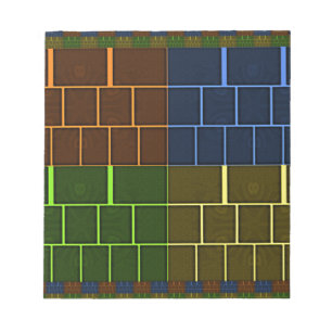 Prachtige verbazingwekkende regenboogkleur geometr notitieblok