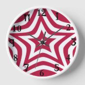 Prachtige verbazingwekkende rode en witte sterren  (Voorkant)