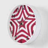 Prachtige verbazingwekkende rode en witte sterren  (Hoek)