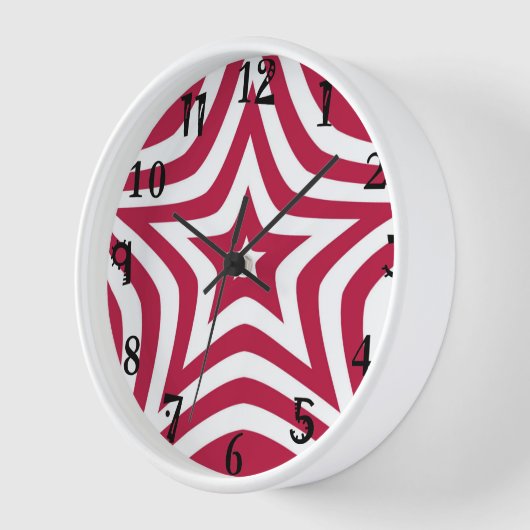 Prachtige verbazingwekkende rode en witte sterren  (Hoek)