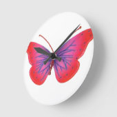 Prachtige Verbazingwekkende rode roze en paarse vl Ronde Klok (Hoek)