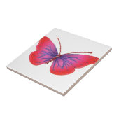 Prachtige Verbazingwekkende rode roze en paarse vl Tegeltje (Zijkant)