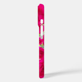 Prachtige verbazingwekkende rode rozen caleidoscoo Case-Mate iPhone case (Achterkant / Links)