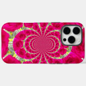 Prachtige verbazingwekkende rode rozen caleidoscoo Case-Mate iPhone case (Achterkant (horizontaal))