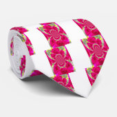 Prachtige verbazingwekkende rode rozen caleidoscoo stropdas (Opgerold)