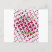 Prachtige verbazingwekkende rode stijlvolle spiege briefkaart (Voorkant)