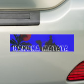Prachtige Verbazingwekkende Sunset Camel Safari Ar Bumpersticker (Op auto)