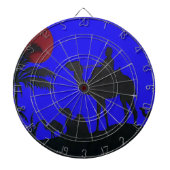 Prachtige Verbazingwekkende Sunset Camel Safari Ar Dartbord (Voorkant)