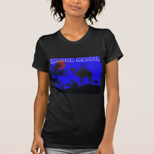 Prachtige Verbazingwekkende Sunset Camel Safari Ar T-shirt