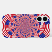 Prachtige Verbazingwekkende Vlag van de Verenigde  Case-Mate iPhone Case (Achterkant (horizontaal))