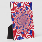 Prachtige Verbazingwekkende Vlag van de Verenigde  Fotoplaat (Zijkant)