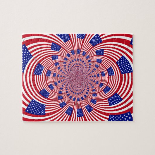 Prachtige Verbazingwekkende Vlag van de Verenigde Legpuzzel (Horizontaal)