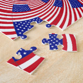 Prachtige Verbazingwekkende Vlag van de Verenigde  Legpuzzel (Zijkant)