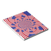 Prachtige Verbazingwekkende Vlag van de Verenigde  Notitieblok (Schuin)