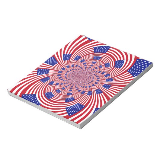 Prachtige Verbazingwekkende Vlag van de Verenigde  Notitieblok (Linkerzijde)