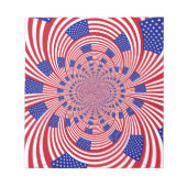 Prachtige Verbazingwekkende Vlag van de Verenigde Notitieblok (Voorkant)