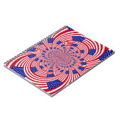 Prachtige Verbazingwekkende Vlag van de Verenigde  Notitieboek (Linkerzijde)