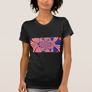 Prachtige Verbazingwekkende Vlag van de Verenigde T-shirt