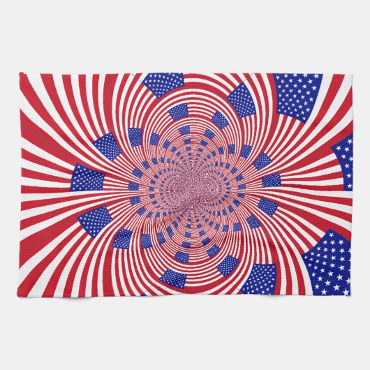 Prachtige Verbazingwekkende Vlag van de Verenigde Theedoek (Horizontaal)