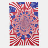 Prachtige Verbazingwekkende Vlag van de Verenigde  Theedoek (Verticaal)