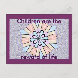 Prachtige verbazingwekkende zachte pastel geometri briefkaart