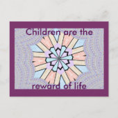 Prachtige verbazingwekkende zachte pastel geometri briefkaart (Voorkant)