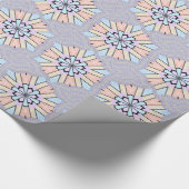 Prachtige verbazingwekkende zachte pastel geometri cadeaupapier (Hoek)