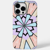 Prachtige verbazingwekkende zachte pastel geometri Case-Mate iPhone case (Achterkant)