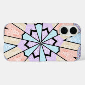 Prachtige verbazingwekkende zachte pastel geometri Case-Mate iPhone case (Achterkant (horizontaal))