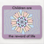 Prachtige verbazingwekkende zachte pastel geometri muismat (Voorkant)