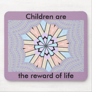 Prachtige verbazingwekkende zachte pastel geometri muismat