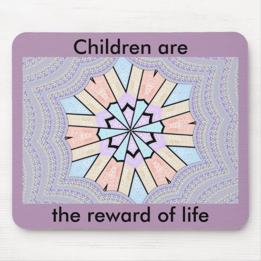 Prachtige verbazingwekkende zachte pastel geometri muismat (Voorkant)