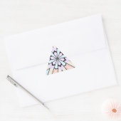 Prachtige verbazingwekkende zachte pastel geometri sticker (Envelop)