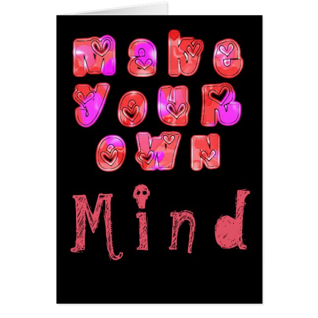 Prachtige verbluffende Wenskaart Verticale Sjabloo (Voorkant)