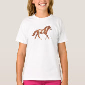 Prachtige verfpaarden t-shirt (Voorkant)