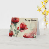 Prachtige,  verjaardagskaart kaart (Gele Bloem)