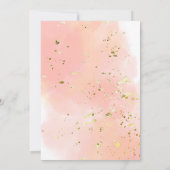 Prachtige verjaardagsuitnodigingskaart kaart (Achterkant)