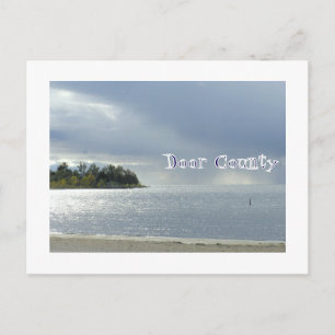 Prachtige verlichting na Storm / DOOR COUNTY, WIS. Briefkaart