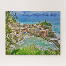Prachtige Vernazza, Italië Jigzaag Puzzle