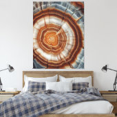 Prachtige versteende Stump Wall Art Canvas Afdruk (Insitu (Slaapkamer))